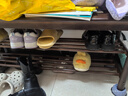 家逸實(shí)木換鞋凳衣帽架一體立式落地衣架入戶(hù)門(mén)口穿鞋凳家用可坐鞋架 曬單實(shí)拍圖