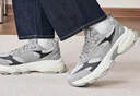 特步男鞋運動(dòng)休閑鞋山海系列冬季保暖麂皮面保暖2025新款增高老爹鞋 曬單實(shí)拍圖