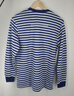 新款長(cháng)袖?；晟篱L(cháng)袖圓領(lǐng)衫反光藍白條紋?；晟繲恤體能服訓練服 165-170/92-96【120-145斤】 曬單實(shí)拍圖