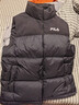 FILA 斐樂(lè )官方男士羽絨馬甲2025冬新款時(shí)尚休閑RGB-多彩羽絨外套 正黑色-BK XL 180/100A/XL 曬單實(shí)拍圖