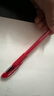 斑馬牌（ZEBRA）【熱門(mén)商品】中性筆 0.5mm子彈頭簽字筆 學(xué)生標記筆走珠水性筆 C-JJ100 JELL-BE 紅色 單支裝 曬單實(shí)拍圖