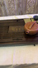 實(shí)木茶盤(pán)家用功夫茶具托盤(pán)套裝簡(jiǎn)約竹制抽屜式儲排水茶臺茶海小號 棕-有魚(yú)42X28cm【不銹鋼底】 曬單實(shí)拍圖