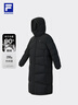FILA 斐樂(lè )官方男士長(cháng)款羽絨服2025冬季健身運動(dòng)保暖連帽外套 曬單實(shí)拍圖