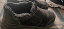 百麗厚底健步鞋男2025冬新一腳蹬懶人鞋休閑運動(dòng)鞋A2227DM5 黑絨里 40 曬單實(shí)拍圖