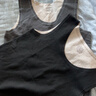 Clarkarida新品男士保暖背心無(wú)痕德絨發(fā)熱恒溫保暖內衣男秋冬防寒打底衫上衣 石墨黑+高級灰【頂奢貂絨】 XL (130-150斤) 曬單實(shí)拍圖