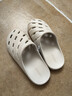遠港包頭涼拖鞋夏季家居防滑透氣洞洞鞋 汝窯灰  35-36 【標準碼】  曬單實(shí)拍圖