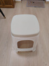 安納福 塑料凳家用小板凳換鞋凳子寶寶餐椅學(xué)習椅靠背椅子HK5178白色 曬單實(shí)拍圖