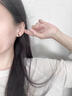 戚小米無(wú)痛耳夾男生無(wú)耳洞女耳骨夾男士耳環(huán)耳釘高級感小眾學(xué)生無(wú)洞耳飾 銀色【單只】 曬單實(shí)拍圖