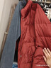 鴨鴨（YAYA）羽絨服女2025冬季新款中老年短款立領(lǐng)保暖氣質(zhì)媽媽裝外套CF 橘色 L (165) 曬單實(shí)拍圖
