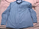 席臣大碼加絨襯衫男加肥加大寬松肥佬商務(wù)休閑加厚保暖免燙長(cháng)袖襯衣冬 天藍色 5XL 46（210-230斤） 曬單實(shí)拍圖