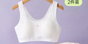 笛莎（DEESHA）【透氣2件裝】女童9-12歲內衣萌芽期防凸點(diǎn)走光內文胸四季款 曬單實(shí)拍圖