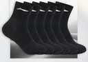李寧襪子運動(dòng)襪（6雙）男女跑步中筒襪運動(dòng)襪羽毛球襪棉襪透氣生活襪 曬單實(shí)拍圖