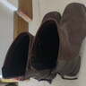 木林森女靴顯瘦增高時(shí)裝靴后拉鏈女士馬丁靴經(jīng)典百搭短靴 灰 38  曬單實(shí)拍圖