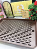 沃德百惠（WORTHBUY）茶盤(pán)茶托家用雙層瀝水托盤(pán)客廳茶幾茶具茶杯水果甜品盤(pán) 棕加大號 曬單實(shí)拍圖