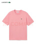 LACOSTE法國鱷魚(yú)女裝寬松型舒適純棉短袖純色簡(jiǎn)約圓領(lǐng)T恤|TF7215 QDS/碧璽粉 L (170) 40 曬單實(shí)拍圖