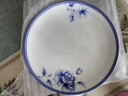 錦秋堂景德鎮陶瓷器 青花家用骨瓷餐具餐盤(pán)盤(pán)子 單盤(pán)單碟單買(mǎi) 一覽芳華 深盤(pán)(菜盤(pán)） 1個(gè) 8英寸 曬單實(shí)拍圖