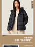 李寧保暖短羽絨服女子2025新款冬季鴨絨連帽百搭時(shí)尚運動(dòng)外套AYMV234 曬單實(shí)拍圖