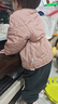 巴厘小豬兒童棉服套裝男童校服神器秋冬棉衣女童夾棉家居睡衣冬季寶寶棉襖 櫻粉 80 曬單實(shí)拍圖