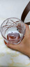AILUKI日本旋轉酒杯威士忌酒杯洋酒杯水晶解壓杯玻璃杯子套裝啤酒杯高級 鉆石款+水滴【2個(gè)混搭款】 280ml 含底座 曬單實(shí)拍圖