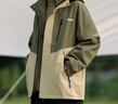 JEEP吉普夾克男士外套春秋季三合一沖鋒男女情侶衣服 軍綠/卡其 5XL 曬單實(shí)拍圖