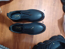奧康官方男鞋 春季新款時(shí)尚拉鏈正裝鞋潮酷百搭通勤鞋青年 黑色 40 曬單實(shí)拍圖