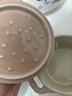 琺寶（staub） 陶瓷小碗蒸蛋碗布丁碗甜品碗寶寶輔食碗燉盅燉湯盅飯碗帶蓋10cm 蜜桃粉10cm 曬單實(shí)拍圖