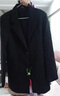 花花公子秋冬加棉男士高檔羊毛呢大衣新款休閑西裝上衣男士風(fēng)衣外套男 黑色 XL 曬單實(shí)拍圖