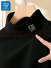 JEANSWEST LIFE真維斯半高領(lǐng)打底衫男款2025新款秋冬T恤男保暖寬松德絨男生上衣 曬單實(shí)拍圖