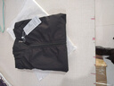 短款外套女春秋款休閑沖風(fēng)衣韓版寬松雙層夾克連帽時(shí)尚大口袋上衣 黑色 2XL 建議150-165斤 曬單實(shí)拍圖
