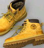 駱駝（CAMEL）大黃靴女休閑厚底短靴經(jīng)典工裝馬丁靴 L24W013663 黃色 37 曬單實(shí)拍圖