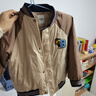 巴拉巴拉兒童羽絨服男童裝冬裝學(xué)院風(fēng)棒球服外套潮款上衣舒適戶(hù)外 咖色調00455-灰鴨絨 120 （充絨量45g） 曬單實(shí)拍圖