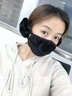 暢印口罩女透氣秋冬季二合一保暖開(kāi)鼻面罩護耳套加厚騎行防風(fēng)防寒口罩 G806開(kāi)口 黑色 曬單實(shí)拍圖