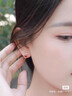 AGATHA/璦嘉莎 雙生系列小狗銀耳釘女 新年生日禮物送女友高級感耳環(huán)飾 曬單實(shí)拍圖