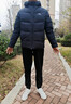安踏（ANTA）四防科技面包羽絨服男冬季新款加厚保暖抗寒連帽羽絨服男 【四防連帽-保暖抗寒熾熱科技】基礎黑-3 人氣款 L (175) 曬單實(shí)拍圖