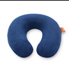 溫倫u型枕U形枕頭護頸枕午休枕飛機旅行枕記憶枕頭卡通U枕旅游枕 二代寶藍色 寶藍色 曬單實(shí)拍圖