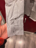 羅蒙（ROMON）100%純棉長(cháng)袖襯衫男士秋冬裝新款格子襯衣中青年商務(wù)休閑通勤上衣 灰格【100%純棉長(cháng)袖】 L 40【推薦135-145斤】175/92A 曬單實(shí)拍圖