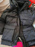 波司登（BOSIDENG）羽絨服女士加厚鵝絨連帽商場(chǎng)同款時(shí)尚百搭外套B250242302 冰穹提花黑|9CW3 XL 175/96A 體重約130-140斤 曬單實(shí)拍圖