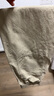 Homlean休閑褲男純棉直筒秋冬季寬松闊腿褲子男潮流百搭男款HZ27卡其M 曬單實(shí)拍圖