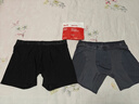 貓人運動(dòng)內褲男士防磨腿加長(cháng)腿五分褲莫代爾平角褲跑步透氣網(wǎng)眼四角褲 黑色+灰色+寶藍 3條 L 【僅供參考】推薦90-110斤 曬單實(shí)拍圖