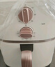 美的（Midea）空氣炸鍋免翻面雙旋鈕家用大容量5.3L多功能空氣炸鍋蒸烤一體熱風(fēng)循環(huán)金屬內腔 MF-KZE535J5 曬單實(shí)拍圖