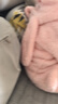 兒童家居服冬季新款女寶寶卡通小兔子連帽毛絨睡衣女童保暖套裝 PMK263連帽玉桂小狗-粉色 120 建議身高110-120cm 曬單實(shí)拍圖