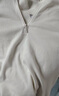 優(yōu)衣庫女裝HEATTECH彈力搖粒絨半拉鏈套頭衫/打底衫479693 01 乳白色 M /160/84A 曬單實(shí)拍圖