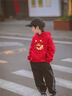 真維斯童裝兒童加絨衛衣2026年新款男童時(shí)尚保暖衣中大童紅色連帽運動(dòng)上衣 紅/J金絲毛絨馬 160 曬單實(shí)拍圖