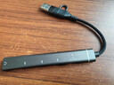aprilbuy華為平板matepad11.5s轉接器matepad電腦U盤(pán)鼠標鍵盤(pán)硬盤(pán)OTG轉接頭二合一USB多功能Type-C讀卡 Type-C/USB雙頭【五合一音頻擴展塢】 合金編織款 曬單實(shí)拍圖