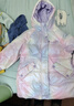 迪士尼（Disney）新國標兒童羽絨服外套2025冬季新款連帽炫彩中長(cháng)款洋氣上衣服童裝 紫色炫彩 90白鴨絨 110 曬單實(shí)拍圖