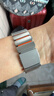 NOMAD斯特拉手表表帶磁吸扣適用蘋(píng)果AppleWatchUltra1-3Series1-11及SE系列表盤(pán)44/45/46/49毫米兼容 銀橙【原色鈦+橙氟橡膠】 曬單實(shí)拍圖