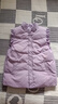 G.duck兒童羽絨馬甲背心秋冬2025新款韓版女童寶寶保暖馬夾女孩花邊坎肩 粉色 140cm 曬單實(shí)拍圖