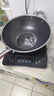 不銹鋼家用炒鍋雙面屏蜂窩紋不粘鍋炒菜鍋0涂層可立蓋電磁爐通用 三層鋼雙面屏【無(wú)蓋款】 32cm 曬單實(shí)拍圖