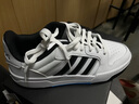 adidas ENTRAP美式校園風(fēng)運動(dòng)少年感復古籃球風(fēng)板鞋男女阿迪達斯   白色/黑色   42 曬單實(shí)拍圖
