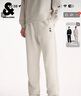 杰克·瓊斯（JACK&JONES）秋季男裝時(shí)尚百搭NBA聯(lián)名衛褲休閑褲長(cháng)褲褲子常規男款22531D008 淺卡其花灰 常規 30 170 曬單實(shí)拍圖